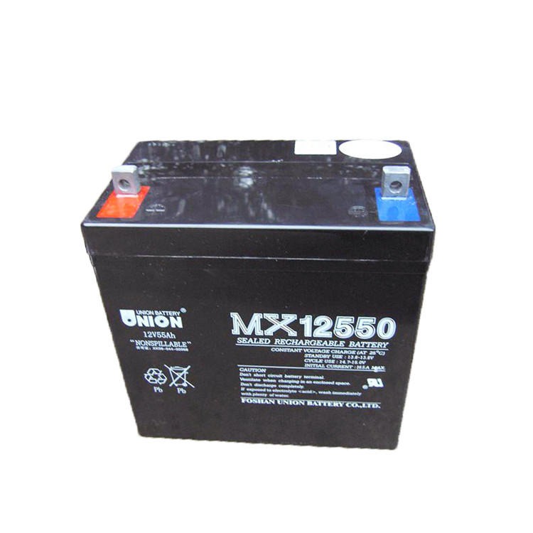 UNION蓄电池MX12400 友联铅酸蓄电池12V40AH消防设备 通信电源图片