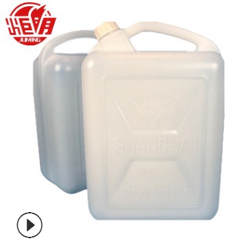 钻石10公斤HDPE方形塑料桶|食品级白色10kg扁桶|10升手提酒桶油桶塑料桶 食品级10l扁方桶 带盖提手液体桶图片