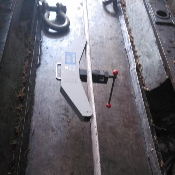 电梯钢丝绳张拉力检测仪 线索张紧力测力仪 数显式拉力测力计 钢绞线张力测量仪