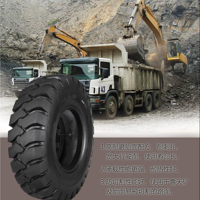供应厂家产自卸车车轮胎宽体车轮胎13.00-25 14.00-24 14.00-25矿山专用