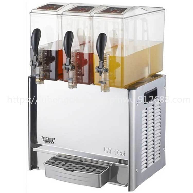 科凯果汁机LRYJ10LX3 科凯双温果汁机 三缸搅拌冷饮机 冷热饮料机 科凯冷饮机