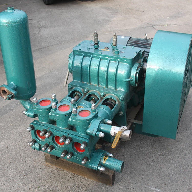 贵州安顺供应BW250卧式三缸泵 三缸往复式注浆机 大流量BW250泥浆泵配件图片