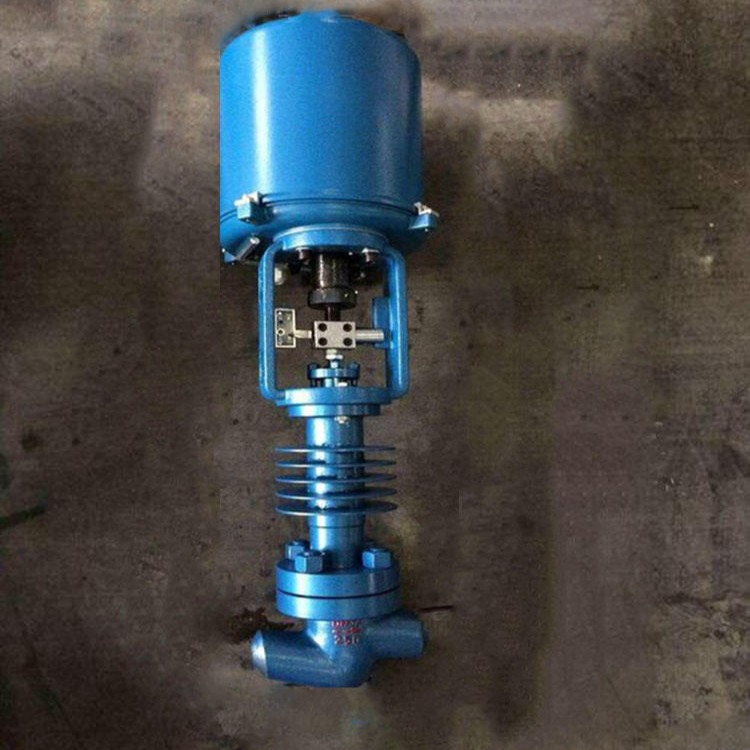 T961H硬密封高压给水电动调节阀 焊接式高压给水电动调节阀厂家图片