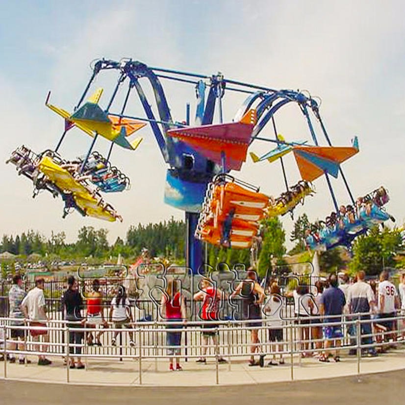 16人风筝飞行游乐设备  摇头飞椅生产厂家  风筝飞行游乐设备多图图片