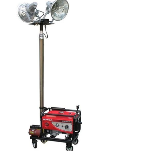 洲创电气GAD506-J大型升降式照明装置/2×400W金卤投光灯/2000W本田发电机大型移动照明车