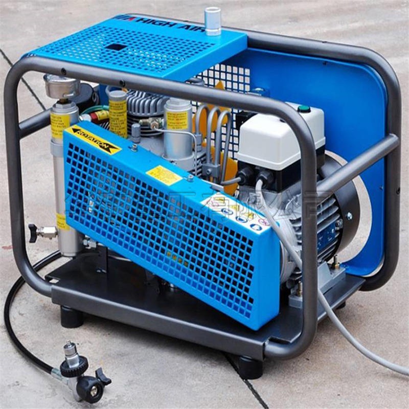 空气呼吸器充气机厂家直销 性能稳定 空气呼吸器充气机携带方便 华矿供应 WG20-30J空气呼吸器充气机图片