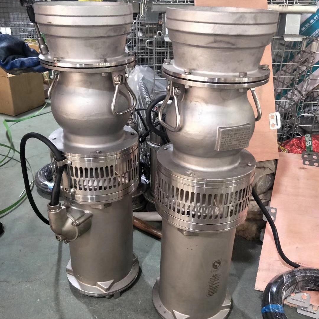 上海中球QYF25-17-2.2不锈钢潜水泵 冲油式潜水电泵 2.2KW耐腐蚀潜水泵图片