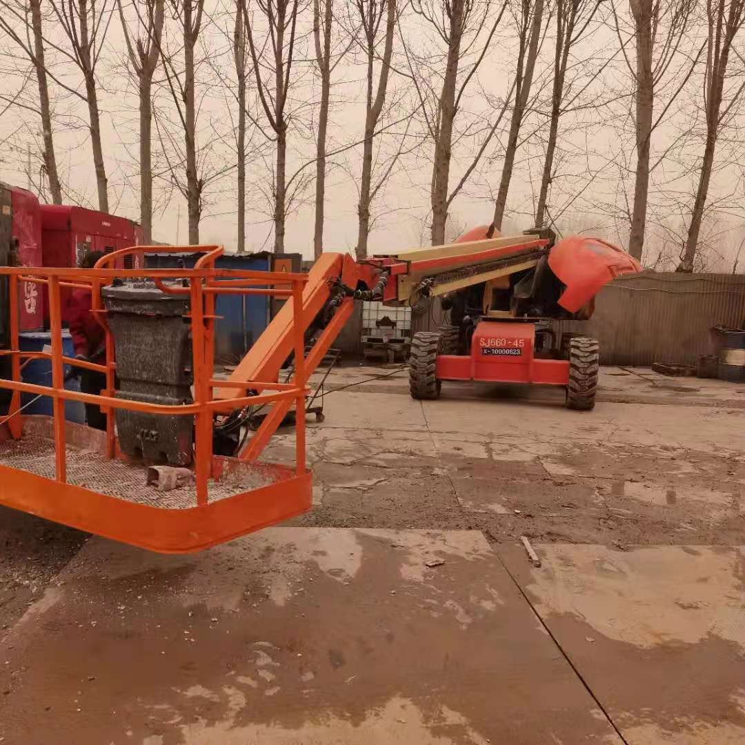 燕郊出租22米自行直臂式高空作业车租赁 出租