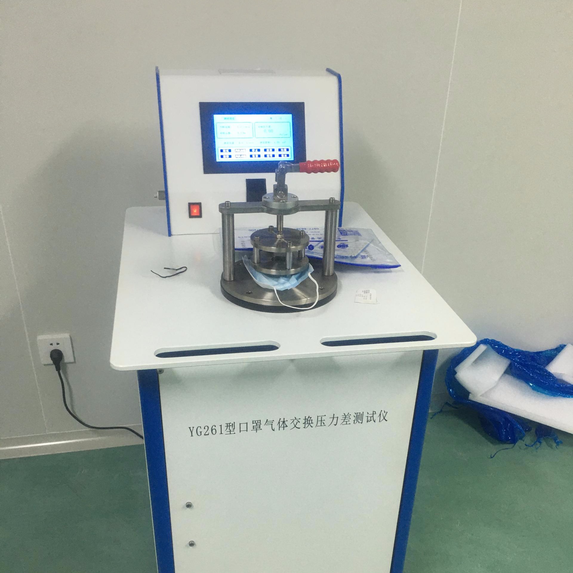 无纺布织物透气量测试仪  熔喷布透气量测试仪 数字式织物透气量仪