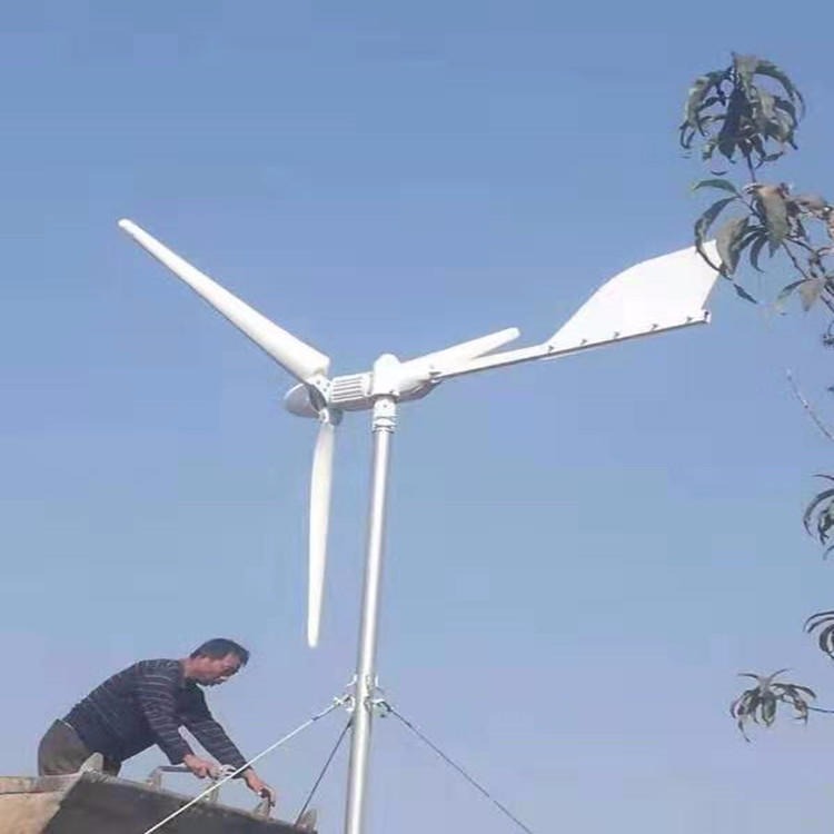 景观用300瓦风力发电机12v 300瓦风力发电机路灯用 家用小型风力发电机终生质保维修图片