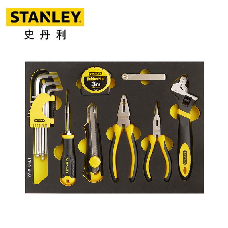 史丹利工具21件套紧固夹持测量工具托维修五金套装LT-016-23   STANLEY工具