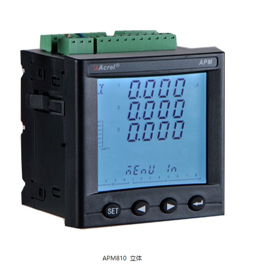 安科瑞 APM801/SD 0.2S精度 16条事件记录 SD卡扩展记录 负载电流柱状图显示 全功能谐波型网络电力仪表图片