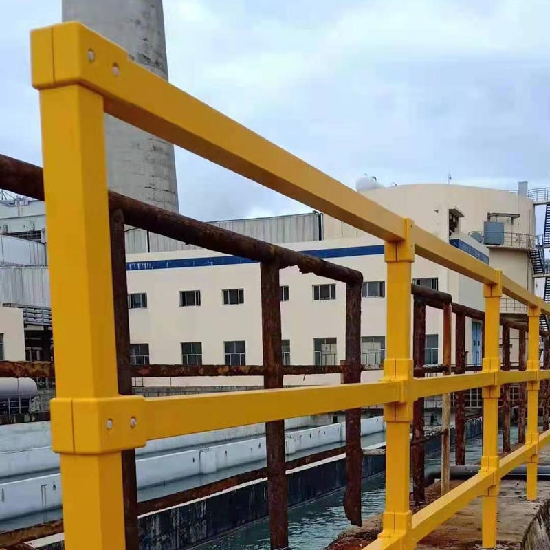 玻璃钢操作平台扶手栏 佳航 河道防护栏  电力安全警示围栏