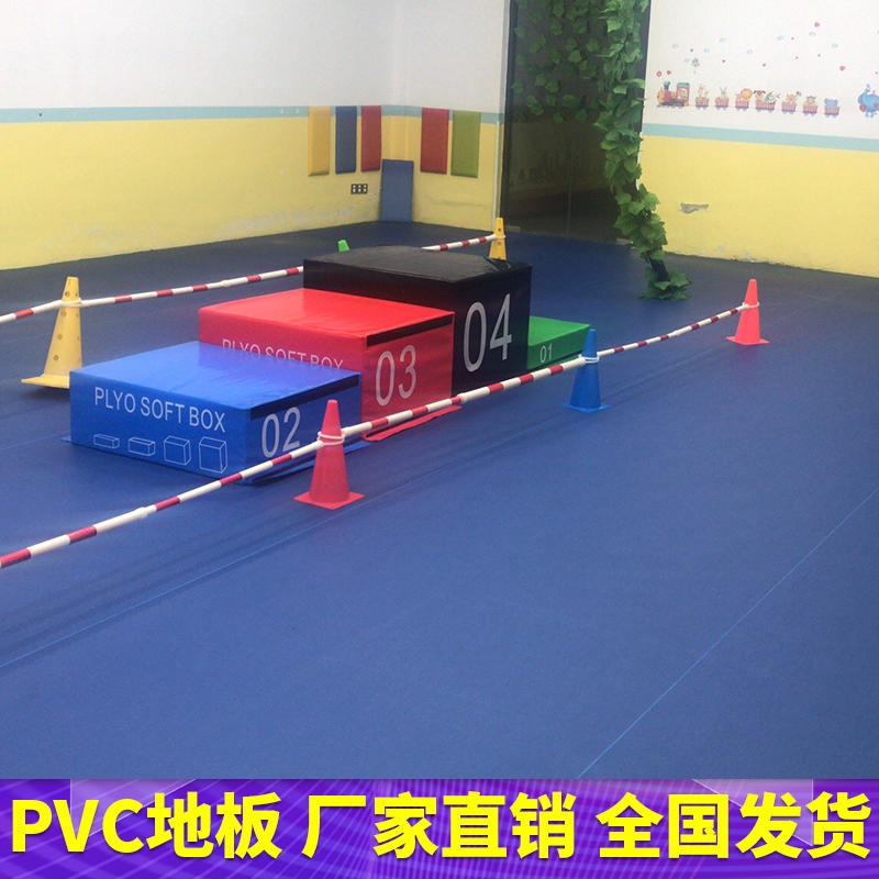 pvc运动地胶 儿童PVC地胶体适能 腾方pvc地胶 防摔加厚