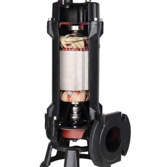 WQK40-15不锈钢切割式污水提升泵 带铰刀污泥潜水泵 带切割污水泵