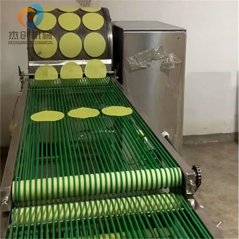 商用烤鸭饼机 全自动烙馍机 筋饼成型设备定制厂家一台可代替十人
