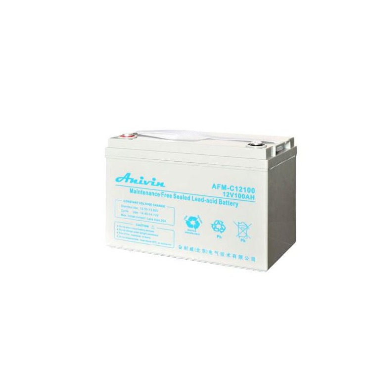 ANIVIN安耐威蓄电池AFM-P12200铅酸免维护直流屏UPS电源12V200AH原装