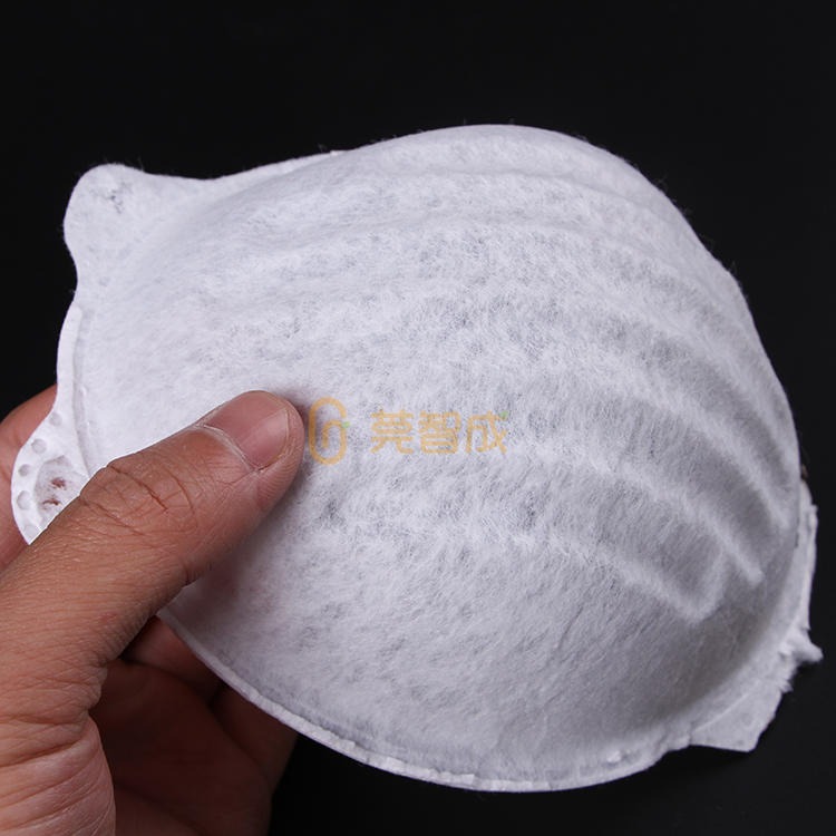 智成纤维杯型口罩定型棉生产厂家 聚酯纤维针刺棉 sgs环保认证口罩填充棉