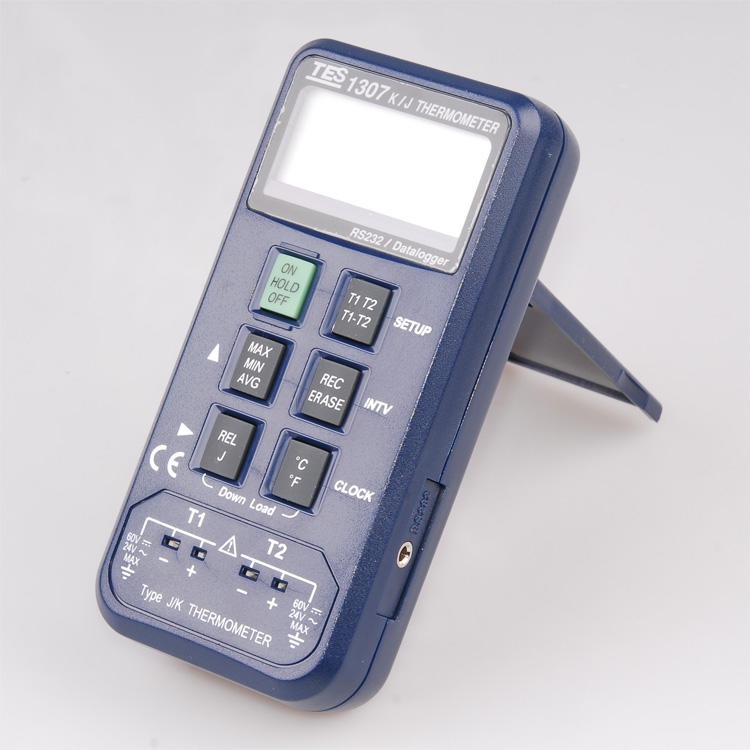 台湾泰仕TES1307 温度仪 工业测温仪 高精度温度计仪 手持式温度表