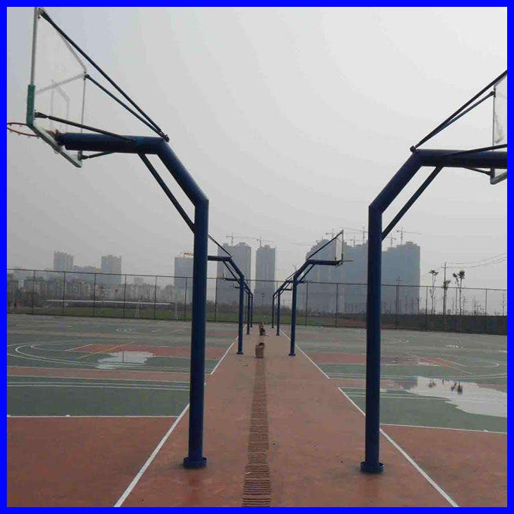 学校固定篮球架 隆胜体育 电动液压篮球架 标准室外篮球架