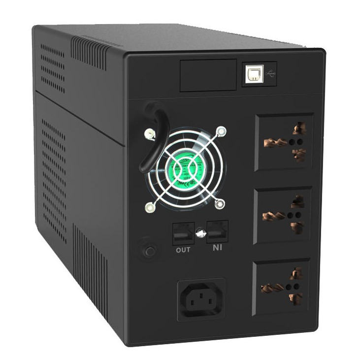 雷迪司UPS电源H1500 1500VA/900W 单单 服务器 办公家用 后备不间断电源 220v标机