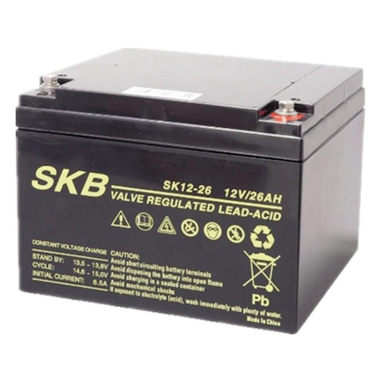 SKB蓄电池SK12-26S 12V26AH德国进口电瓶 直流屏 后备电源