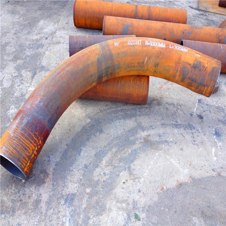 钢制90度弯管 L245管线钢煨制弯管用于建筑圆弧形钢结构图片
