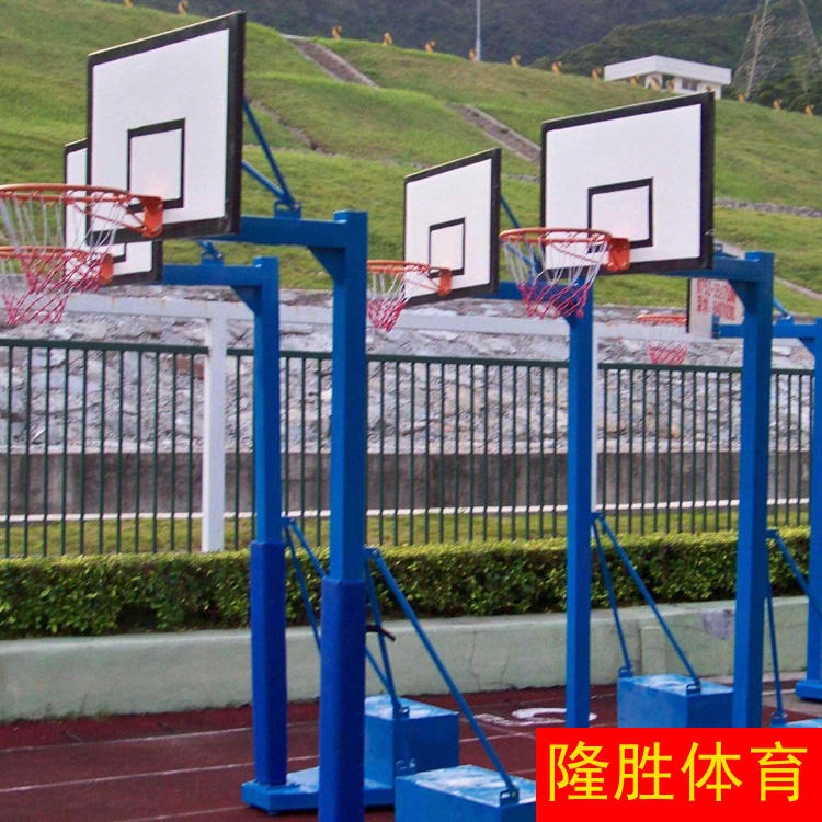 出售现货 钢化玻璃篮球架  隆胜体育 篮球架批发 大量现货图片