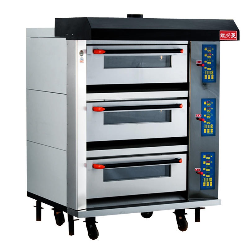 红菱电烤箱层叠式电脑版商用烤箱烤炉面包烘培店烘炉XC-36DHP-N批发销售