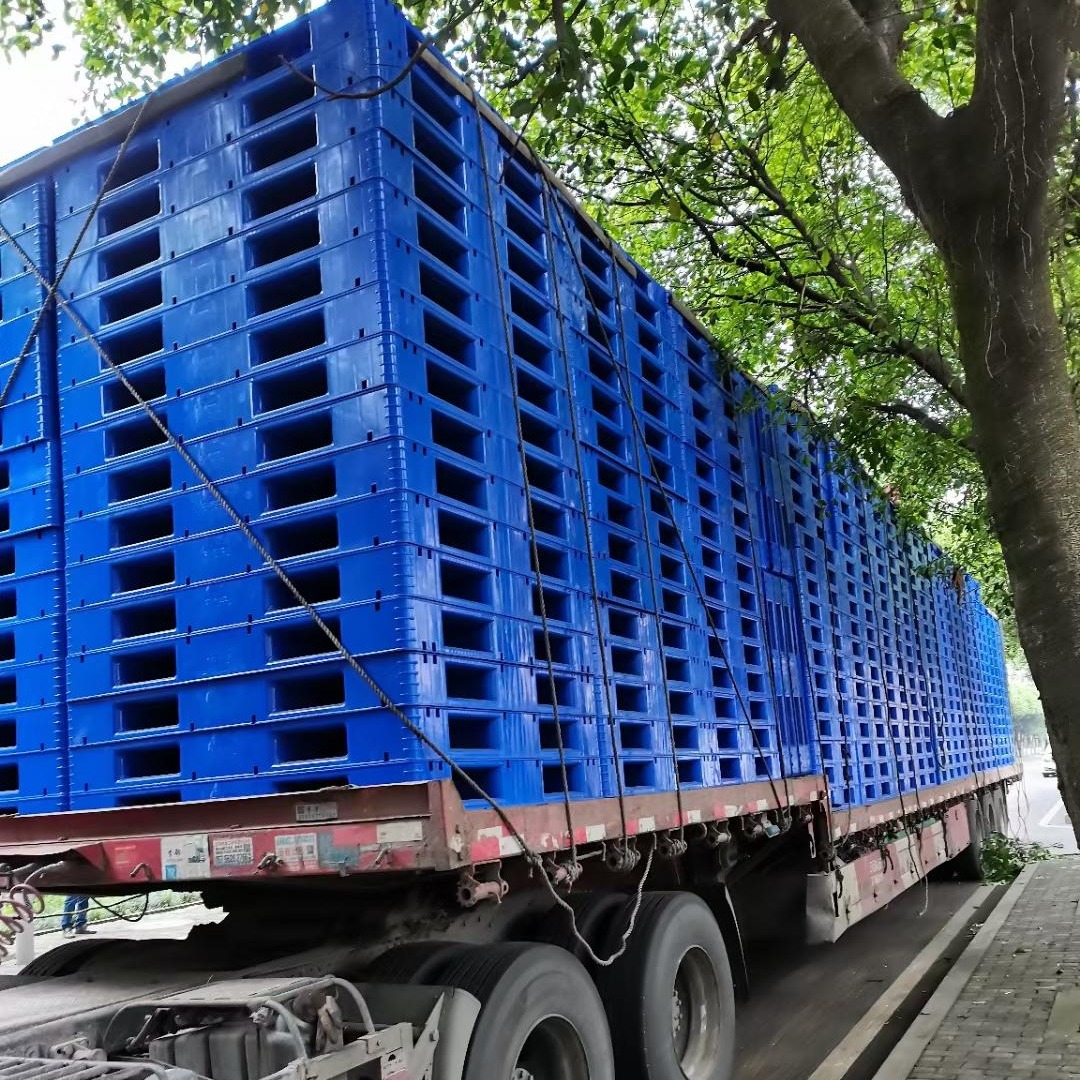 厂家供应1210川字塑料托盘 物流食品堆放叉车卡板垫板防潮板