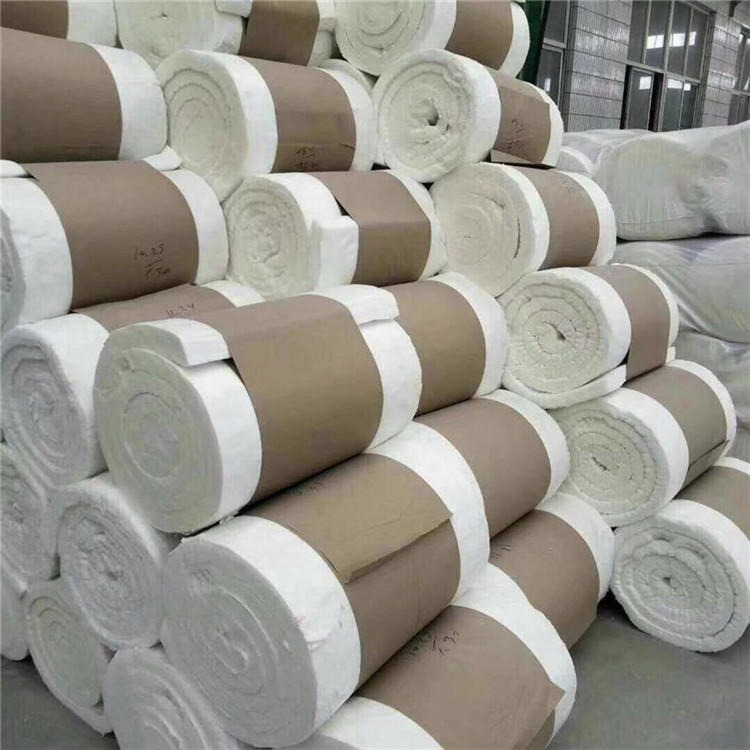 硅酸铝 硅酸铝针刺棉毯 50mm厚硅酸铝保温棉卷毡生产