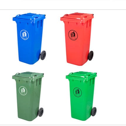 北京塑料垃圾桶 当然选汇鑫佳洁 质量保证 德中宝2403户外分类垃圾桶 分类挂车塑料垃圾桶 环卫垃圾桶图片