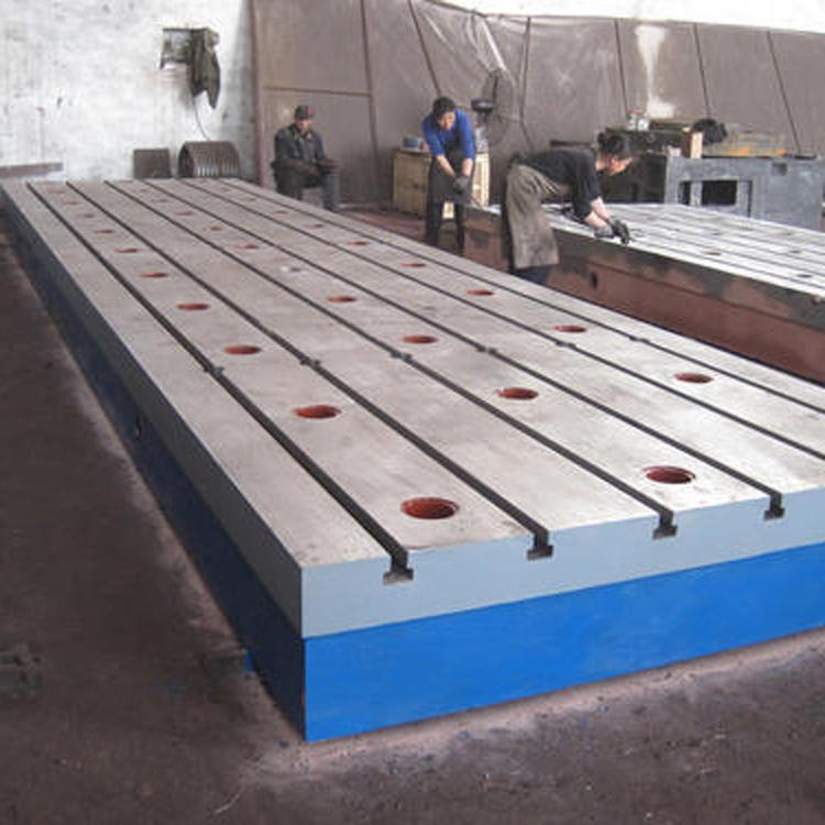 河北T型检测划线平板 铸铁平台 T型铸铁测量平台 钳工装配检测平板 精益量具