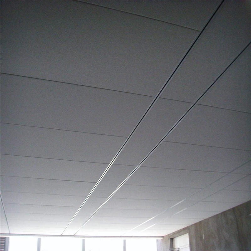 防火吸音板 玻纤吸音垂片吊顶板 屹晟岩棉复合吸音板办公室白色吸音天花板