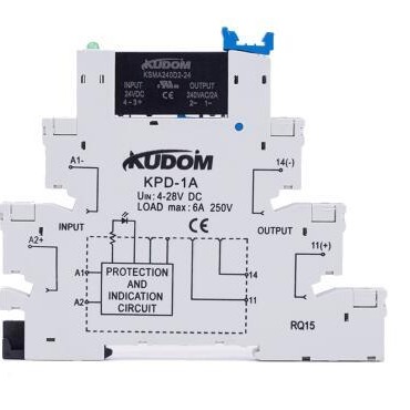 KSMDD系列PCB导轨安装型单路直流固态继电器-库顿KUDOM