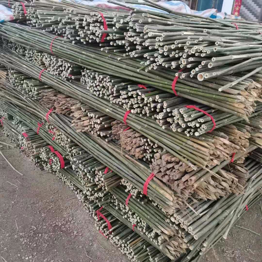 菜架竹厂家 3米花圈竹 2米彩旗杆子 粗细毛竹杆长短粗细可定制图片