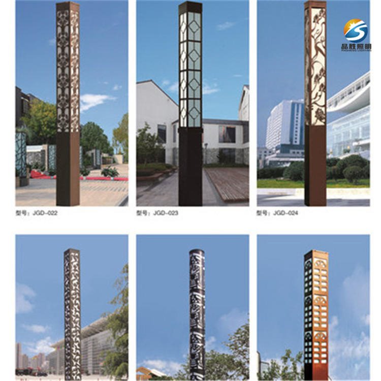 伊春景观灯厂家订制 3-5米led景观灯价格 广场方形柱灯批发图片