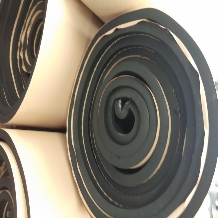供应华章牌 橡塑保温板 1公分厚橡塑板 隔音降噪吸声保温棉