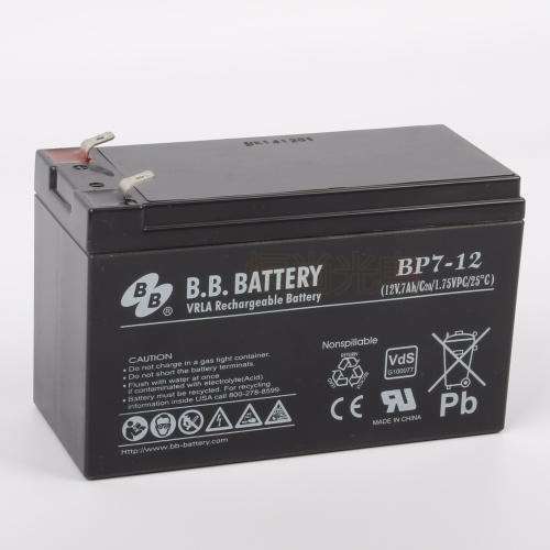 台湾BB电池BP7-12 美美12V7AH蓄电池 APC UPS电源专用内置蓄电池 喷雾器专用电池