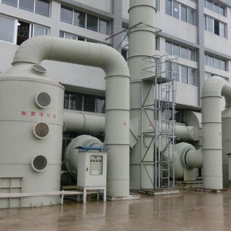 安徽voc废气处理厂家 宿迁voc废气处理设备 扬州梁场养生喷淋 耀先图片