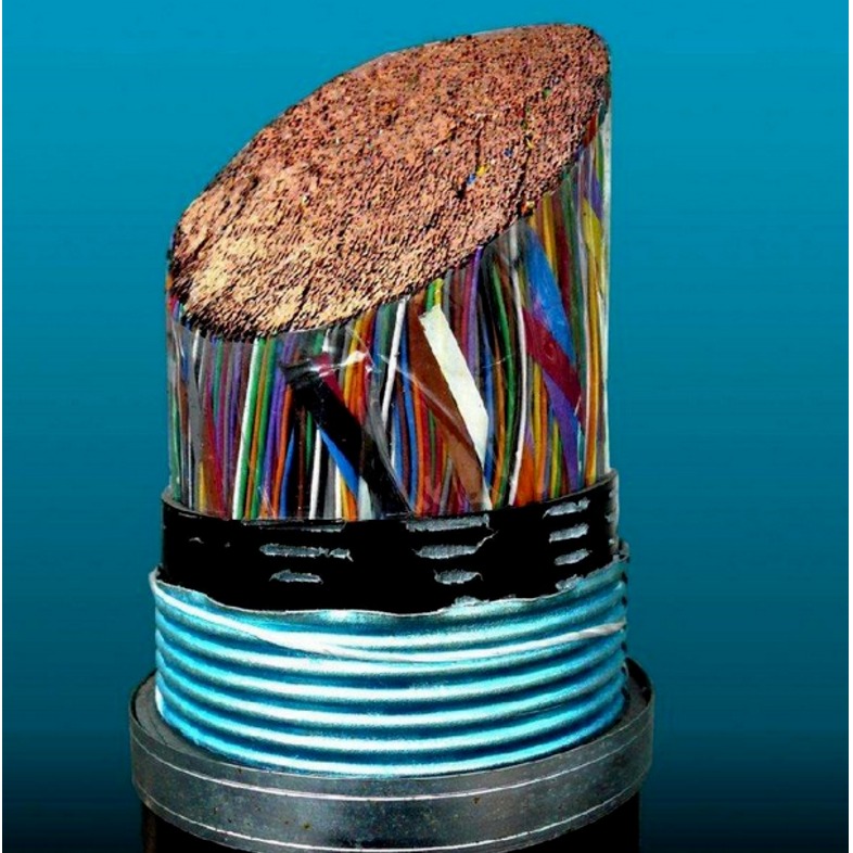 铠装通信电缆HYA53 50×2×0.8大对数通讯电缆生产厂家
