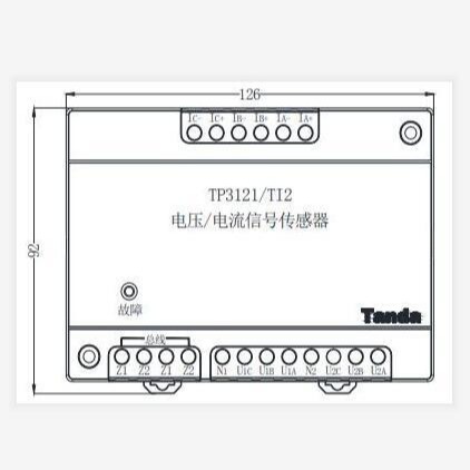 泰和安TP3121/TI2三相四线双路电压/电流监控模块