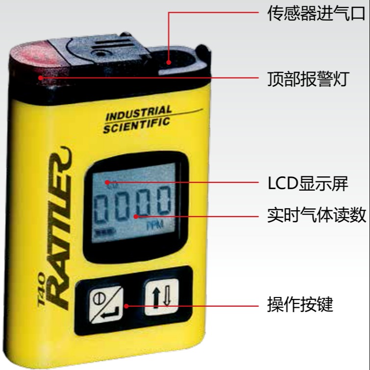 上海皓驹英思科T40单一气体检测仪 一氧化碳 硫化氢气体检测仪 厂家直销