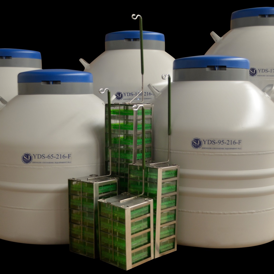 出售液氮罐 海盛杰YDS-47-127-F大口径实验室专用液氮罐 现货供应 五年真空质保  细胞储存罐