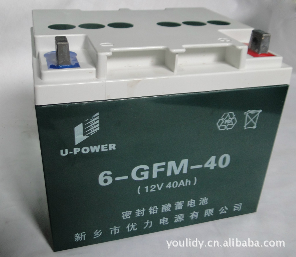 U-POWER蓄电池6-GFM-40 12V40AH直流屏专用现货供应示例图1