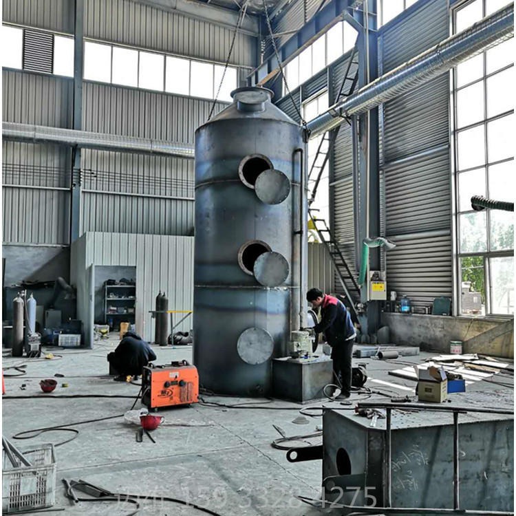 PP喷淋塔价格 不锈钢材质喷淋塔 脱硫塔 迈维定制生产