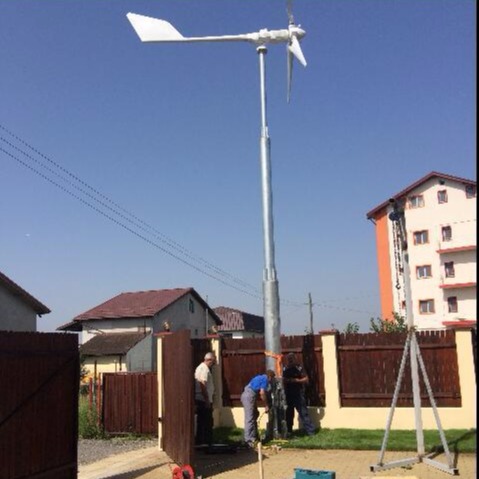 晟成湖北5000瓦水平轴风力发电机离网风力发电机定做产品