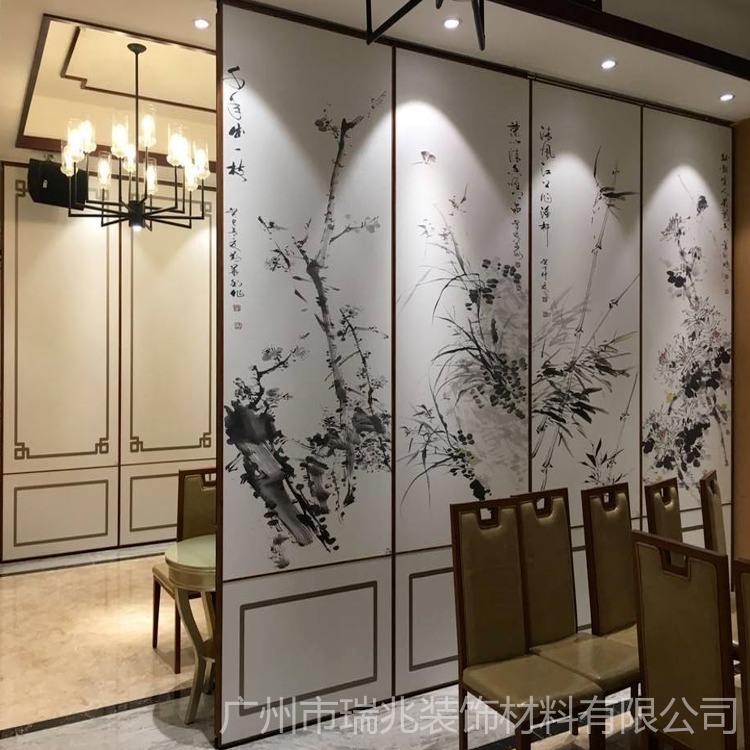 广州新概念65款折叠屏风，包房折叠屏风，宴会厅折叠屏风，量身定制，隔音防火