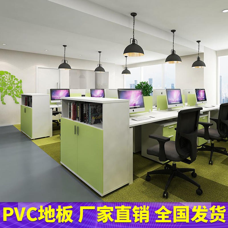 现货腾方学校图书馆地胶吸音耐磨 防火阻燃图书馆PVC塑胶地板厂家 北京图片