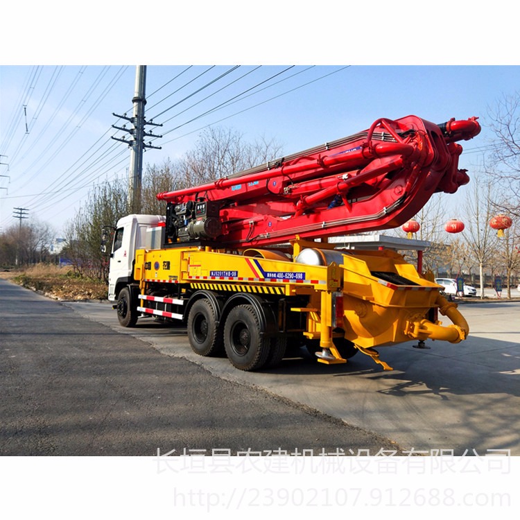 批发水泥泵车38米混凝土泵车 适用于修桥建筑施工农建泵车图片